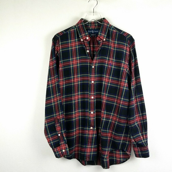 Ralph Lauren Tartan Plaid Button Down Shirt - Picture 3 of 8